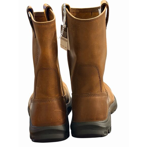 Caterpillar Cat Mens Drawbar Soft Toe Work Boots Brown Size 10 main image 7